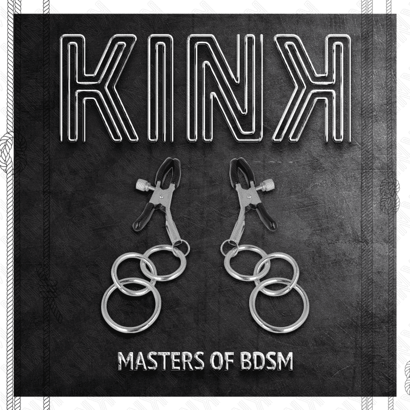KINK KINK - 3 O-RING NIPPLE CLAMP 6 CM
